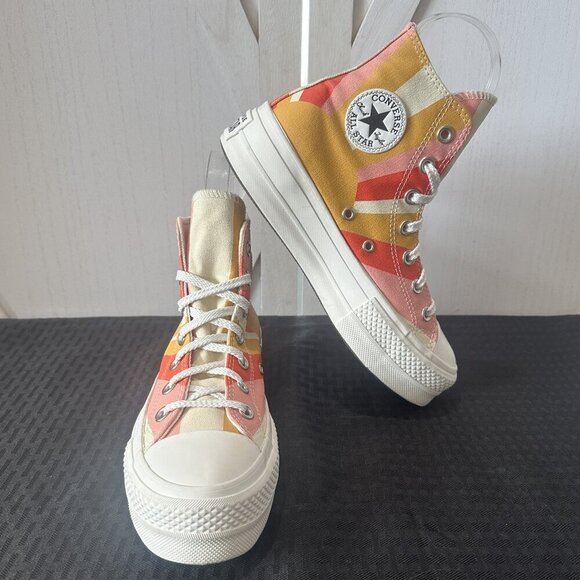Converse Chuck Taylor All Star Lift Platform Summer Spirit Sneakers - Picture 4 of 10